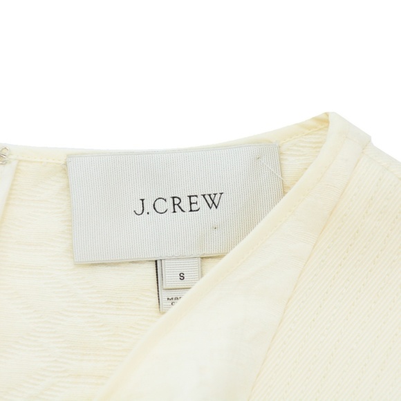 J.CREW BEIGE COTTON BLEND SLEEVELESS DRESS SIZE S - Picture 3 of 6